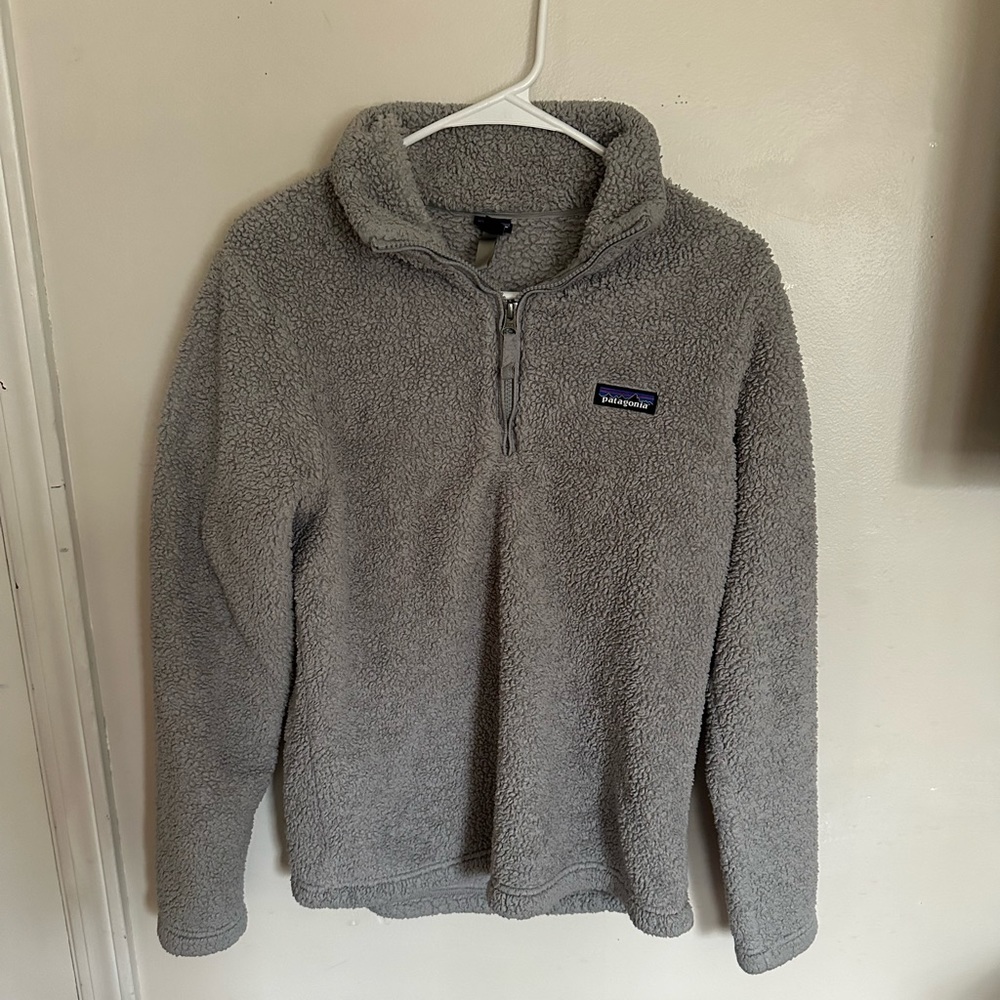 Gray Patagonia Fleece Quarter Zip